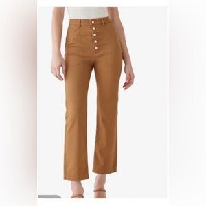 DL1961 x Marianna Hewitt Jerry High-Rise Vintage Jeans size 26 caramel